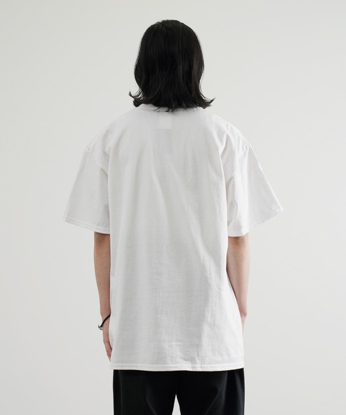 HUF(ハフ)の「HUF / ハフ ESSENTIALS BOX LOGO S/S TEE 半袖 ロゴ プリント Tシャツ(Tシャツ/カットソー・メンズ・ホワイト/ブラック/グリーン/ネイビー・X-LARGE/MEDIUM/LARGE)」の11枚目の写真