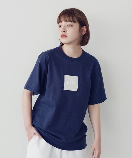 HUF / ハフ ESSENTIALS BOX LOGO S/S TEE 半袖 ロゴ プリント T