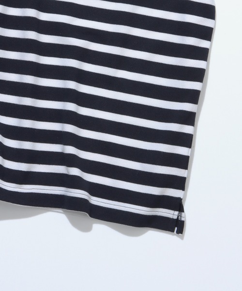 FIDELITY（フィデリティ）の「EMBLEM BOREDER S/S POLO / ボーダー半袖ポロシャツ（ポロシャツ・メンズ・オフホワイト/ダークネイビー/グリーン・FREE/MEDIUM/X-LARGE/LARGE）」の15枚目の写真