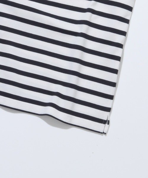 FIDELITY（フィデリティ）の「EMBLEM BOREDER S/S POLO / ボーダー半袖ポロシャツ（ポロシャツ・メンズ・オフホワイト/ダークネイビー/グリーン・FREE/MEDIUM/X-LARGE/LARGE）」の13枚目の写真