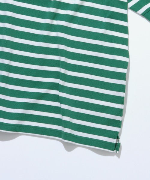 FIDELITY（フィデリティ）の「EMBLEM BOREDER S/S POLO / ボーダー半袖ポロシャツ（ポロシャツ・メンズ・オフホワイト/ダークネイビー/グリーン・FREE/MEDIUM/X-LARGE/LARGE）」の14枚目の写真