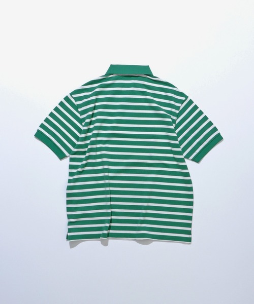 FIDELITY（フィデリティ）の「EMBLEM BOREDER S/S POLO / ボーダー半袖ポロシャツ（ポロシャツ・メンズ・オフホワイト/ダークネイビー/グリーン・FREE/MEDIUM/X-LARGE/LARGE）」の17枚目の写真