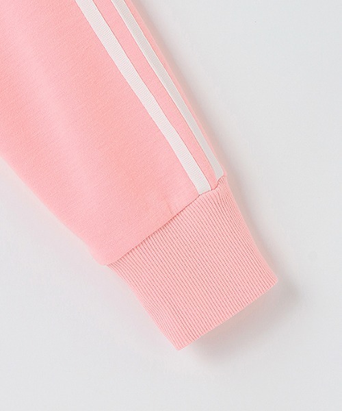 by LOVEiT（バイラビット）の「トラックジャケット（Tシャツ/カットソー・キッズ・ピンク/ブラック/オフホワイト・150cm/140cm/130cm/120cm/160cm）」の7枚目の写真