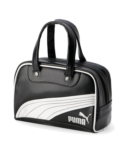 PUMA(プーマ)の「PUMA プーマ ウィメンズ PUMA RETRO ミニ グリップバッグ 2.5L(トートバッグ・レディース・ブラック×ホワイト/ピンク/ホワイト系その他・フリー)」の1枚目の写真