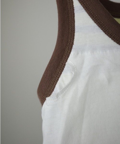 MILLER（ミラー）の「Miller/ミラー　PRIB CUP US TANK TOP　Pリブタンクトップ　カップ付き（タンクトップ・レディース・ネイビー/ブラウン/レッド/イエロー/アイボリー/ブラック系その他/ピンク/ブラック/ブルー系その他3/ラベンダー・FREE/F）」の19枚目の写真