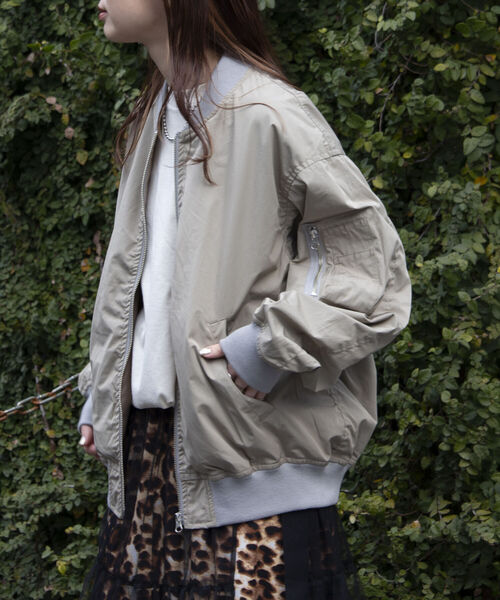 GLOSTER（グロスター）の「【GLOSTER/グロスター】MA-1  フライトジャケット ミリタリー MILITARY（ブルゾン・メンズ・オリーブ/ブラック/ベージュ・S/M/L）」の8枚目の写真