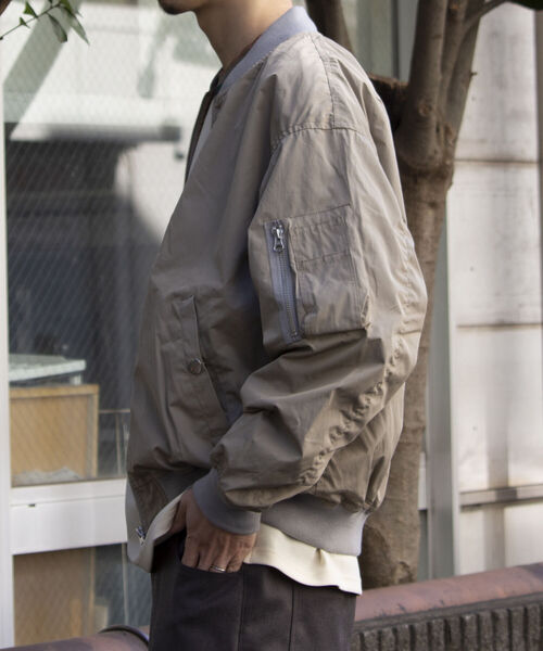 GLOSTER（グロスター）の「【GLOSTER/グロスター】MA-1  フライトジャケット ミリタリー MILITARY（ブルゾン・メンズ・オリーブ/ブラック/ベージュ・S/M/L）」の17枚目の写真