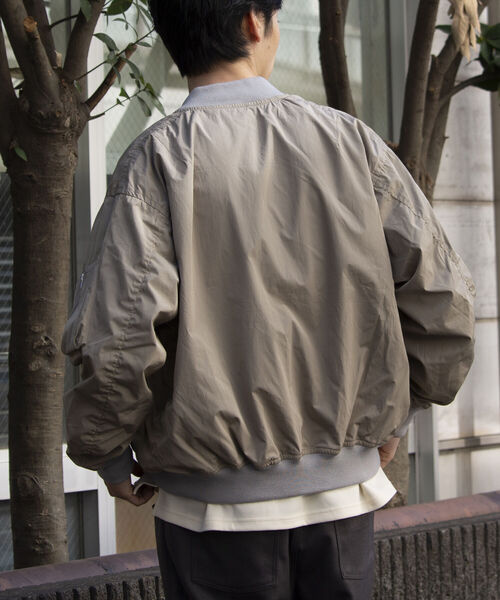 GLOSTER（グロスター）の「【GLOSTER/グロスター】MA-1  フライトジャケット ミリタリー MILITARY（ブルゾン・メンズ・オリーブ/ブラック/ベージュ・S/M/L）」の18枚目の写真