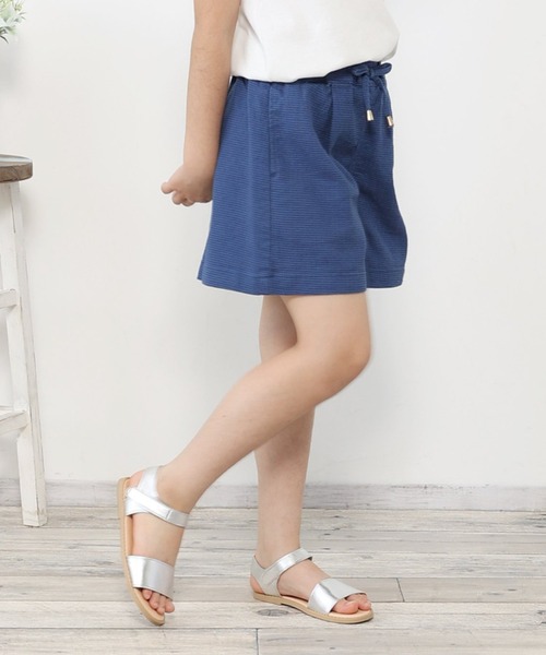 ikka（イッカ）の「ストレッチパナマキュロット（120~160cm）（その他パンツ・キッズ・ブルー/ベージュ/ピンク・120/130/140/150/160）」の7枚目の写真