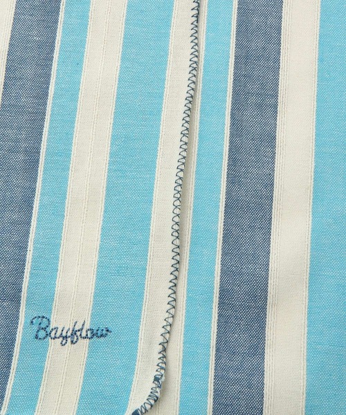 BAYFLOW（ベイフロー）の「BF先染めハンカチ（ハンカチ/ハンドタオル・レディース・ブルー/ベージュ/ネイビー/レッド・0）」の10枚目の写真