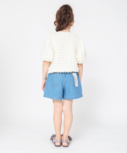 BRANSHES（ブランシェス）の「ポップコーンJQ半袖Tシャツ（Tシャツ/カットソー・キッズ・グリーン/アイボリー/ベージュ・130/120/150/100/140/110/90）」の12枚目の写真