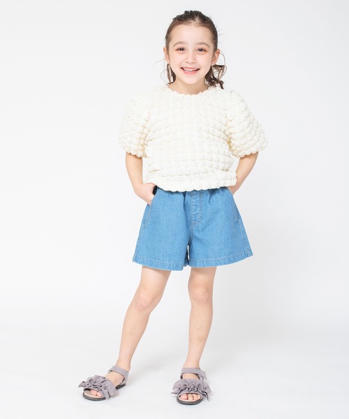 BRANSHES（ブランシェス）の「ポップコーンJQ半袖Tシャツ（Tシャツ/カットソー・キッズ・グリーン/アイボリー/ベージュ・130/120/150/100/140/110/90）」の19枚目の写真