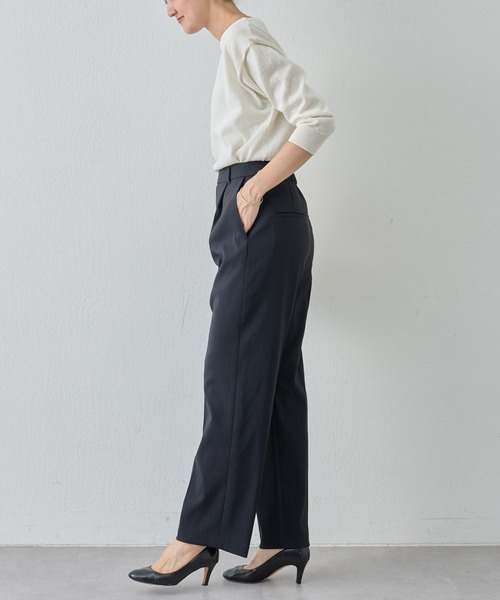 BEARDSLEY(ビアズリー)の「テック ストレートドライパンツ(その他パンツ・レディース・ホワイト/ブラック・0/1)」の19枚目の写真