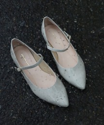 JELLY BEANS | 【レイン対応】ポインテッドストラップレインパンプス【Made in Japan】<ふわさら>(325-13980)JELLY BEANS(ジェリービーンズ)(レインシューズ)