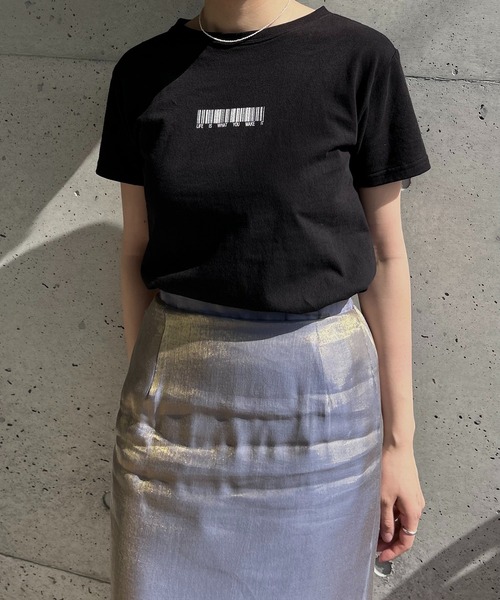 y/m by RIKA（イムバイリカ）の「バーコードTシャツ（Tシャツ