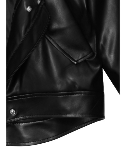 PAMEO POSE(パメオポーズ)の「2way PU Field Jacket(ブルゾン・レディース・ブラック・FREE)」の10枚目の写真