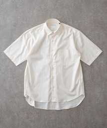 BRICK & SONS | リラックスバックプリーツシャツ半袖＜ライトイエロー＞(シャツ/ブラウス)