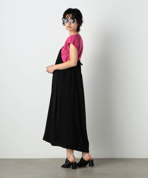 COMME CA ISM(コムサイズム)の「キャミソール ワンピース(ワンピース・レディース・チャコール/ブラック・MEDIUM/LARGE)」の7枚目の写真
