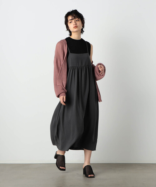 COMME CA ISM(コムサイズム)の「キャミソール ワンピース(ワンピース・レディース・チャコール/ブラック・MEDIUM/LARGE)」の18枚目の写真