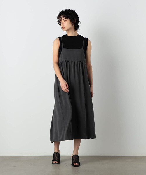 COMME CA ISM(コムサイズム)の「キャミソール ワンピース(ワンピース・レディース・チャコール/ブラック・MEDIUM/LARGE)」の20枚目の写真