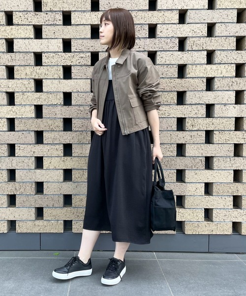 COMME CA ISM(コムサイズム)の「キャミソール ワンピース(ワンピース・レディース・チャコール/ブラック・MEDIUM/LARGE)」の17枚目の写真