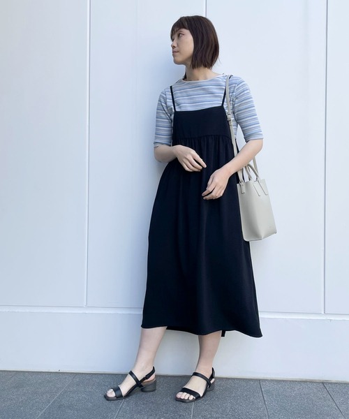 COMME CA ISM(コムサイズム)の「キャミソール ワンピース(ワンピース・レディース・チャコール/ブラック・MEDIUM/LARGE)」の14枚目の写真