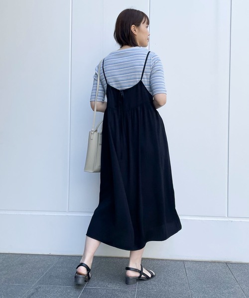 COMME CA ISM(コムサイズム)の「キャミソール ワンピース(ワンピース・レディース・チャコール/ブラック・MEDIUM/LARGE)」の13枚目の写真