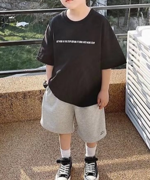 Tickle(ティックル)の「CHACKERプリントTシャツ(Tシャツ/カットソー・キッズ・ホワイト/ブラック・90/100/110/120/130/140/150)」の7枚目の写真