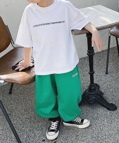 Tickle(ティックル)の「CHACKERプリントTシャツ(Tシャツ/カットソー・キッズ・ホワイト/ブラック・90/100/110/120/130/140/150)」の9枚目の写真