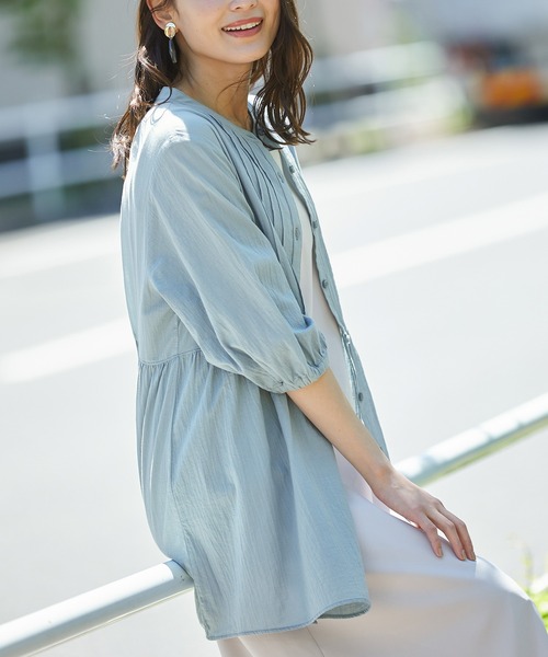 Honeycakeブラウス ハニーズ Honeys アクセ付ブラウス トップス ブラウス 長袖