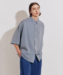 tk.TAKEO KIKUCHI | ナメラカストライプ ルーズシャツ(シャツ/ブラウス)