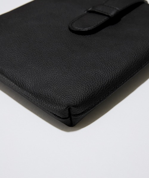 Alfred Alex（アルフレッドアレックス）の「【Alfred Alex】frap mini shoulder bag / フラップミニショルダーバッグ（ショルダーバッグ・メンズ・チャコール/ダークブラウン/グレイッシュベージュ/ブラック・FREE）」の10枚目の写真