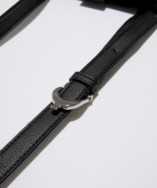 Alfred Alex（アルフレッドアレックス）の「【Alfred Alex】frap mini shoulder bag / フラップミニショルダーバッグ（ショルダーバッグ・メンズ・チャコール/ダークブラウン/グレイッシュベージュ/ブラック・FREE）」の11枚目の写真