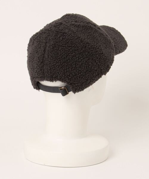 Champion（チャンピオン）の「Champion/チャンピオン　シープボアキャップ（キャップ・レディース・ライトグレー/チャコール/アイボリー・57~59cm）」の4枚目の写真