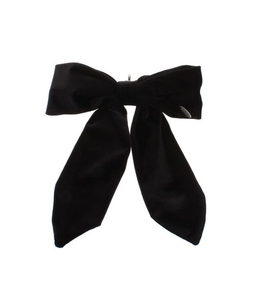 EATME（イートミー）の「ベロアリボンヘアカフ（バレッタ/ヘアクリップ・レディース・ブラック・FREE）」の6枚目の写真