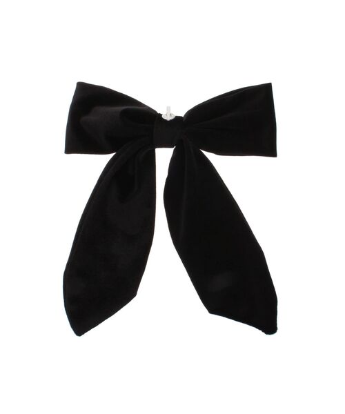 EATME（イートミー）の「ベロアリボンヘアカフ（バレッタ/ヘアクリップ・レディース・ブラック・FREE）」の8枚目の写真