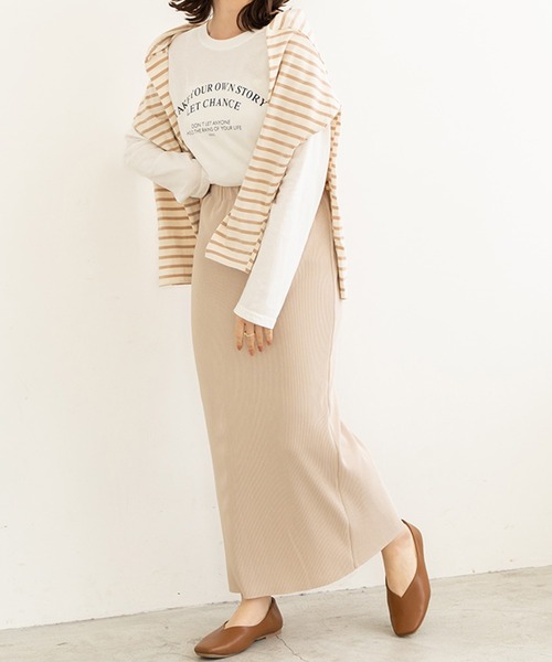 chocomee(チョコミー)の「ロゴT/logo T(Tシャツ/カットソー・レディース・ホワイト/キナリ・FREE)」の5枚目の写真