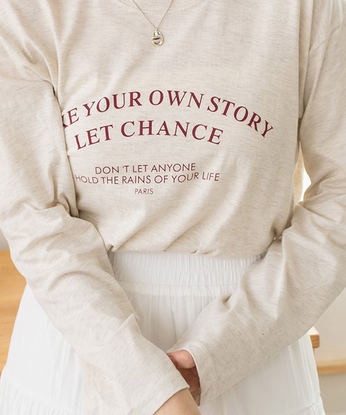 chocomee(チョコミー)の「ロゴT/logo T(Tシャツ/カットソー・レディース・ホワイト/キナリ・FREE)」の8枚目の写真