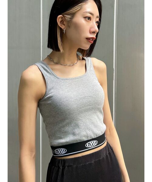 EMODA（エモダ）の「JACQUARD FIT T/T（Tシャツ/カットソー・レディース・グレー/ホワイト/ブラック・FREE）」の13枚目の写真