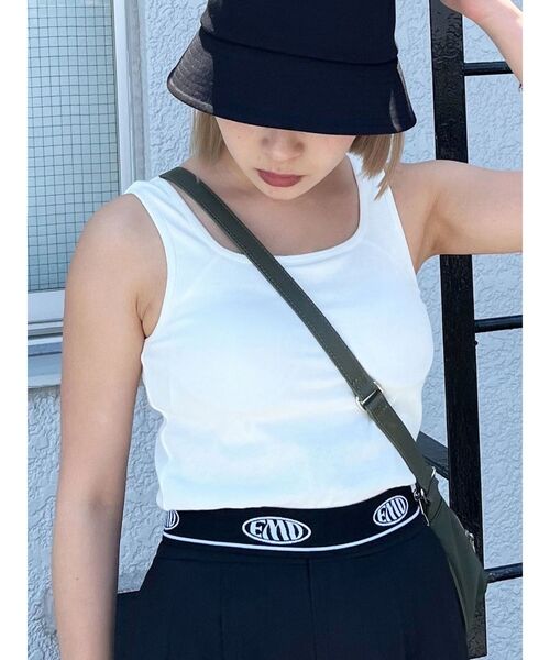 EMODA（エモダ）の「JACQUARD FIT T/T（Tシャツ/カットソー・レディース・グレー/ホワイト/ブラック・FREE）」の17枚目の写真