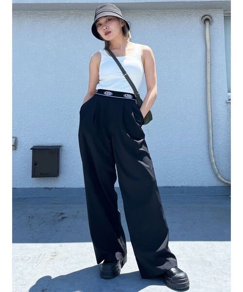 EMODA（エモダ）の「JACQUARD FIT T/T（Tシャツ/カットソー・レディース・グレー/ホワイト/ブラック・FREE）」の21枚目の写真