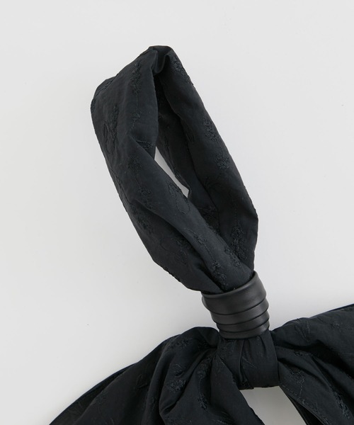 THE PERMANENT EYE(ザパーマネントアイ)の「【SAGAN vienna/サガンヴィエンナ】MISER BAG EMBROIDERY/ハンドバッグ(ハンドバッグ・レディース・ベージュ/ブラック・FREE)」の3枚目の写真
