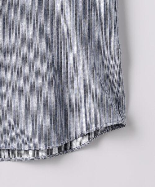 green label relaxing（グリーンレーベルリラクシング）の「ジャージ スタンダード ボタンダウン ドレスシャツ -ストレッチ・イージーアイロン・吸水速乾・抗菌-（ビジネスシャツ・メンズ・ライトブルー/ネイビー・S/L/XL/M）」の6枚目の写真