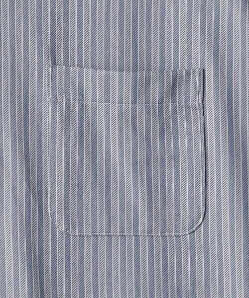 green label relaxing（グリーンレーベルリラクシング）の「ジャージ スタンダード ボタンダウン ドレスシャツ -ストレッチ・イージーアイロン・吸水速乾・抗菌-（ビジネスシャツ・メンズ・ライトブルー/ネイビー・S/L/XL/M）」の8枚目の写真