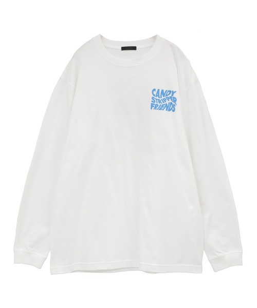 Candy Stripper（キャンディストリッパー）の「CANDYSTRIPPER FRIENDS L/S Tシャツ（Tシャツ/カットソー・レディース・ブラック/オフホワイト・2）」の13枚目の写真