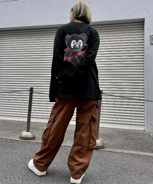 Candy Stripper（キャンディストリッパー）の「CANDYSTRIPPER FRIENDS L/S Tシャツ（Tシャツ/カットソー・レディース・ブラック/オフホワイト・2）」の10枚目の写真