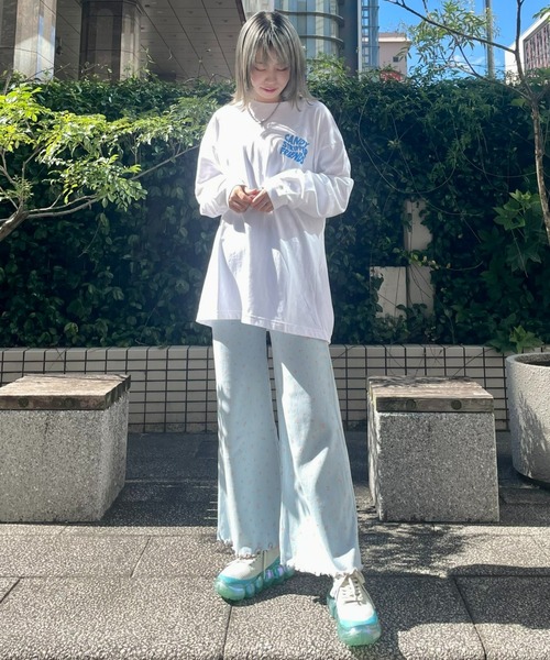 Candy Stripper（キャンディストリッパー）の「CANDYSTRIPPER FRIENDS L/S Tシャツ（Tシャツ/カットソー・レディース・ブラック/オフホワイト・2）」の21枚目の写真