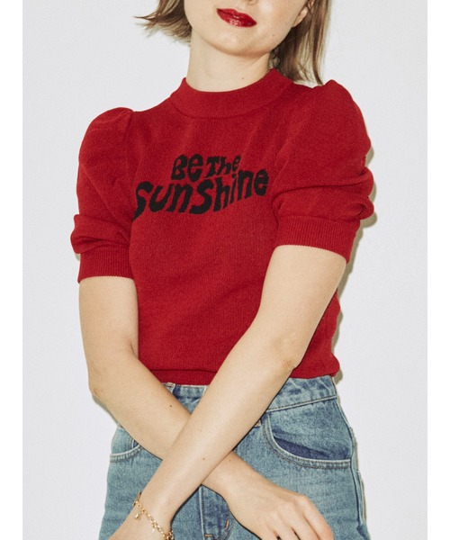 ジュエティ　赤ニット ジュエティ 赤ニット ジュエティ 赤ニット