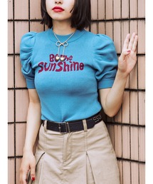 jouetie | ジャカードロゴニット【サマーニット】(ニット/セーター)