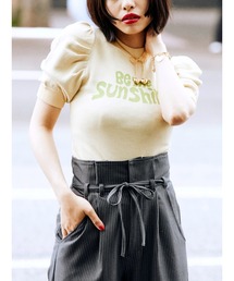 jouetie | ジャカードロゴニット【サマーニット】(ニット/セーター)